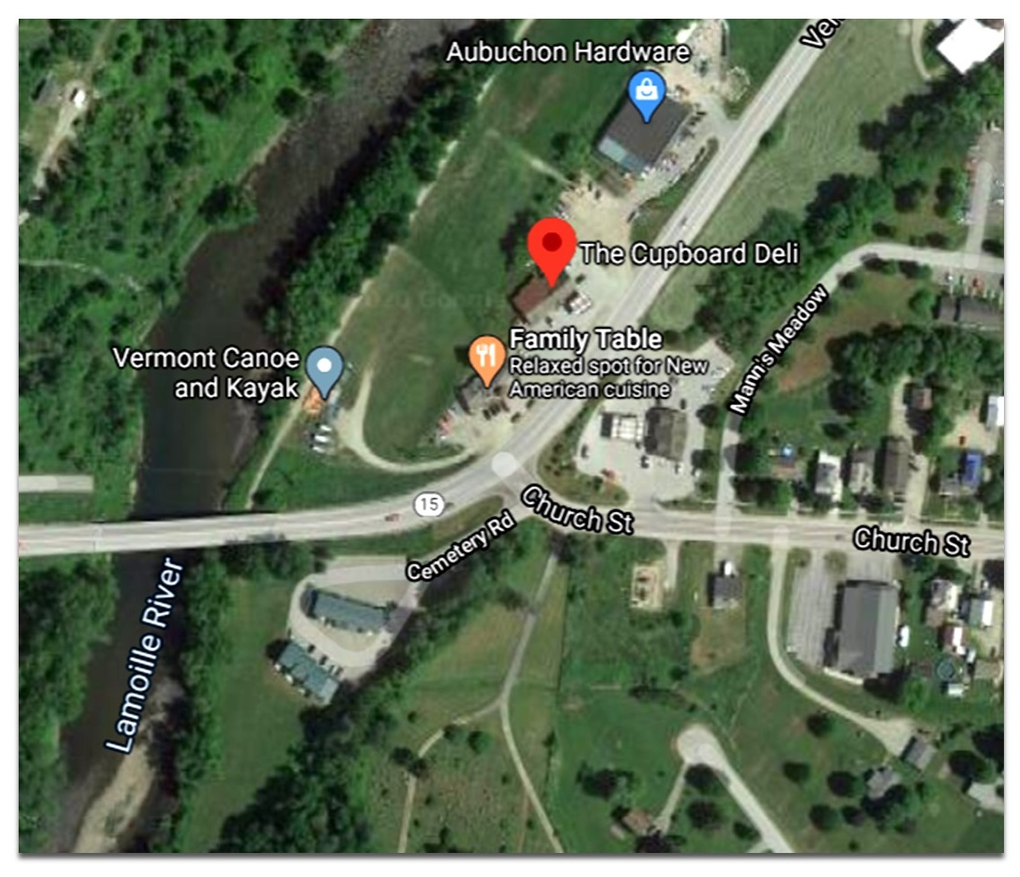 Contact/Directions The Cupboard Deli